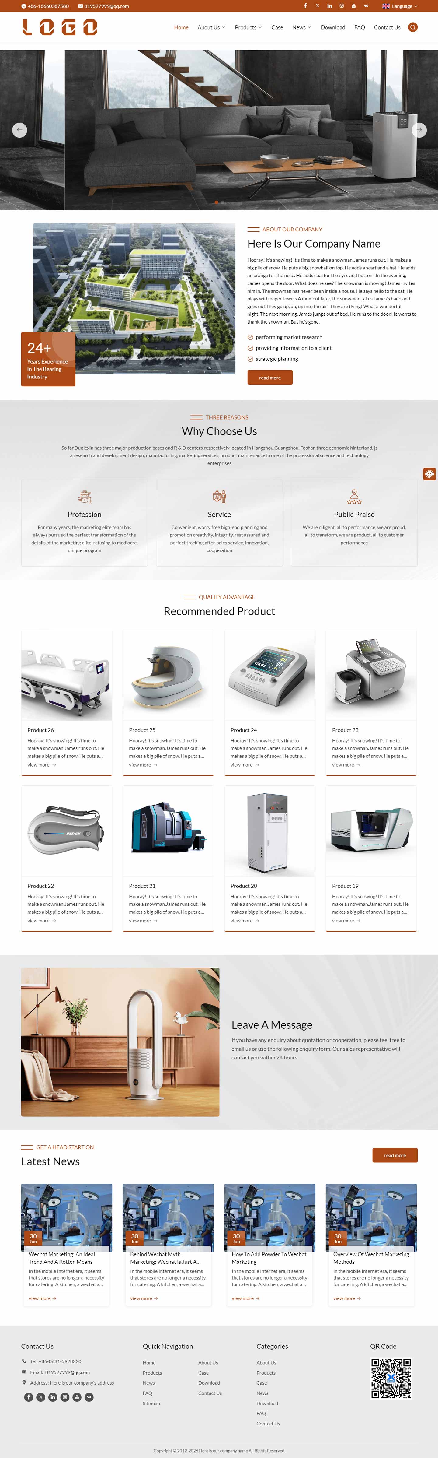 外贸网站184-响应式